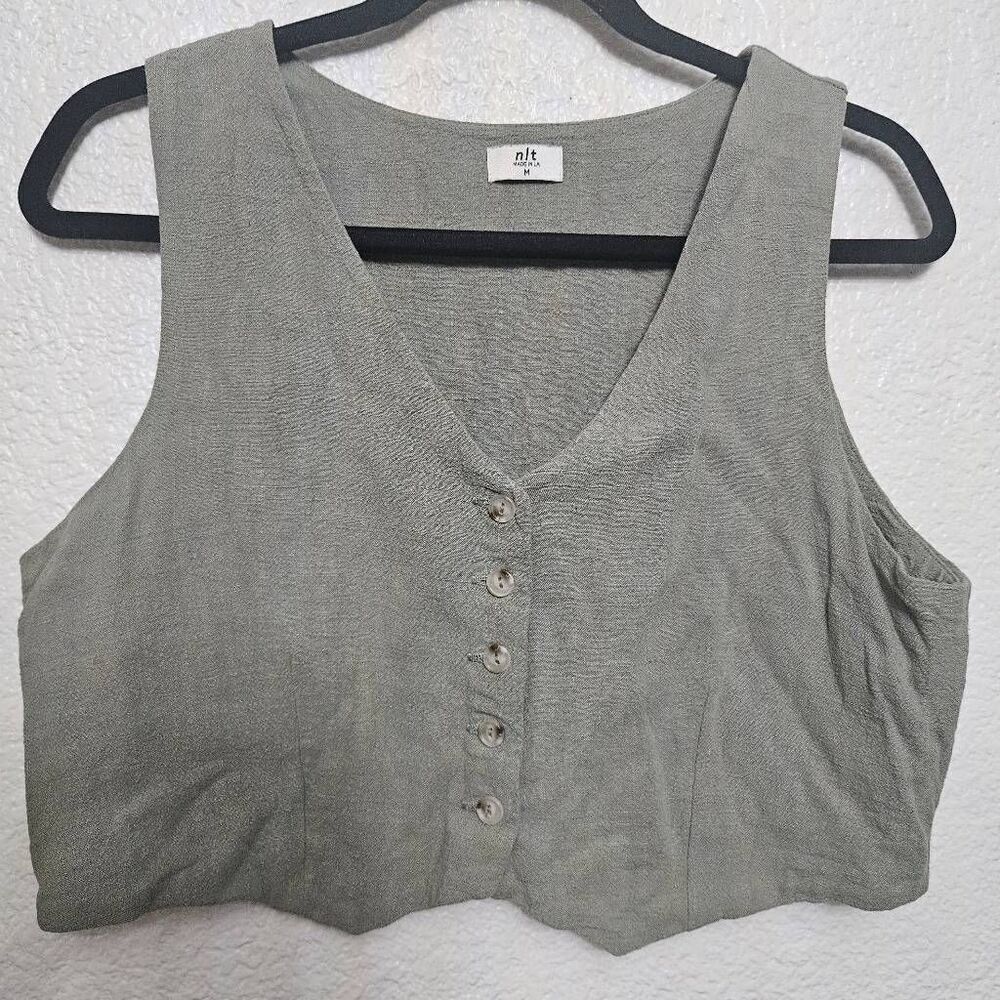 Nlt top olive green